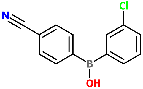 (图片) MC085110 (3-Chlorophenyl)(4-cyanophenyl)borinic acid